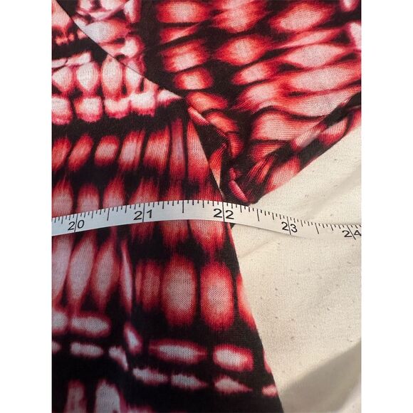 Kim Rogers Women's 2XL Multicolor Geometric Lace Blouse 3/4 Sleeve - Picture 6 of 7